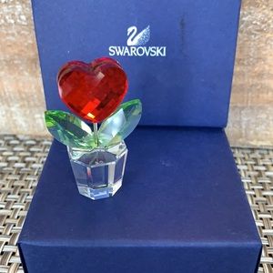 Swarovski Heart flower * like my love, A Rose that never dies ❤️